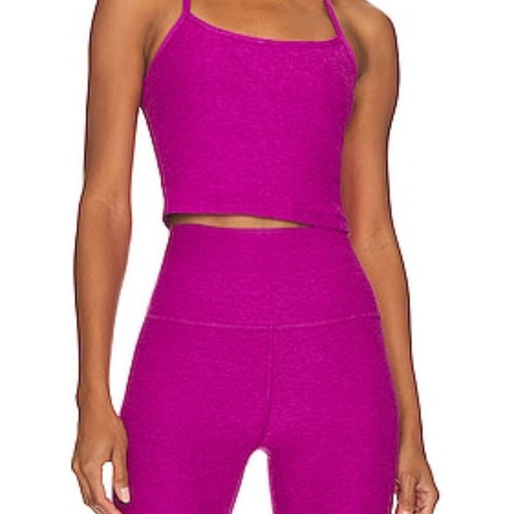 Beyond Yoga Women's Purple Crop Top